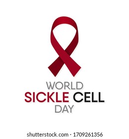 Vector illustration on the theme of World Sickle Cell day observed each year on June 19th worldwide.