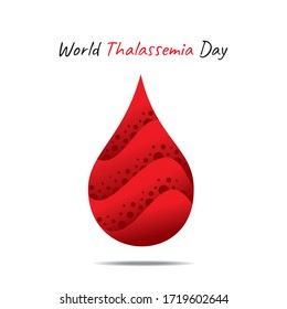 Vector illustration on the theme of world Thalassemia day