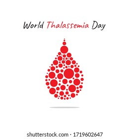 Vector illustration on the theme of world Thalassemia day