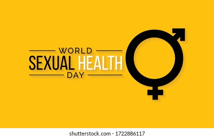 Vector Illustration On The Theme Of World Sexual Health Day Observed Each Year On September 04th.