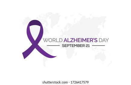 Vector illustration on the theme of World Alzheimer's day observed each year on September 21st across the globe.