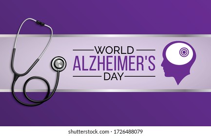 Vector illustration on the theme of World Alzheimer's day observed each year on September 21st across the globe.