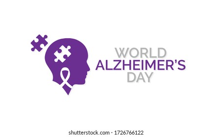 Vector illustration on the theme of World Alzheimer's day observed each year on September 21st across the globe.