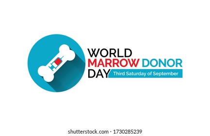 Vector illustration on the theme of World Marrow Donor day observed each year on third Saturday of September globally.