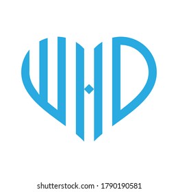 Ilustración vectorial sobre el tema del Día Mundial de la Asistencia Humanitaria que se celebra cada año el 19 de agosto en todo el mundo. Diseño del logotipo WHD en forma de corazón 