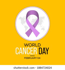 Vector illustration on the theme of World Cancer Day is an international day marked on February 4 to raise awareness of cancer and to encourage its prevention, detection, and treatment.