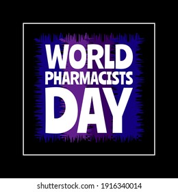 Ilustración vectorial sobre el tema del Día Mundial de la Farmacéutica, que se celebra cada año el 25 de septiembre en todo el mundo.