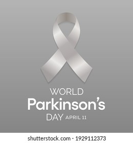 Vector illustration on the theme of World Parkinson's  disease (PD) day observed each year on April 11th across the globe.