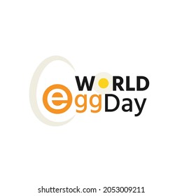 Vector Illustration on the theme World Egg day. Template for baner or poster design