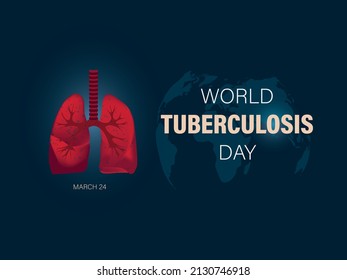 Vector Illustration on the theme World Tuberculosis Day
