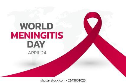 Vector illustration on the theme of World Meningitis Day observed on April 24th every year.