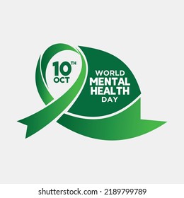 Vector Illustration on the theme World Mental Health Day
