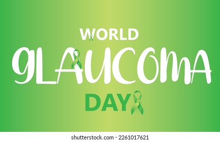 Vector illustration on the theme of World Glaucoma Day observed each year on March 12