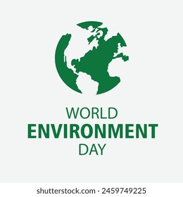 Vector illustration on the theme of World Environment day observed each year on June 5th worldwide. Eps file.