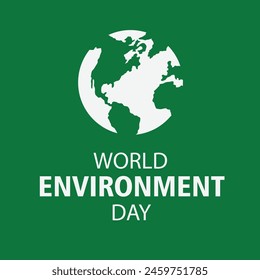 Vector illustration on the theme of World Environment day observed each year on June 5th worldwide.