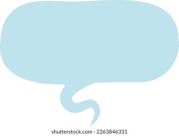 Vector illustration, on transparent background, for dialog, text bubble. Conversation and speech.
