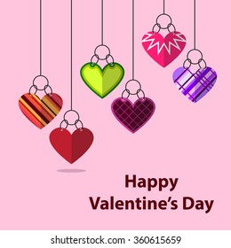 Vector illustration on a Valentine's Day theme.