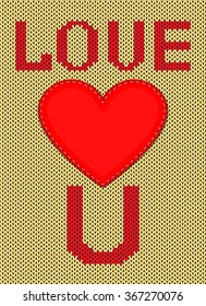 Vector illustration on a Valentine's Day theme.