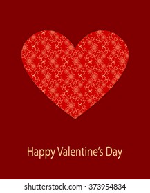 Vector illustration on a Valentine's Day theme.