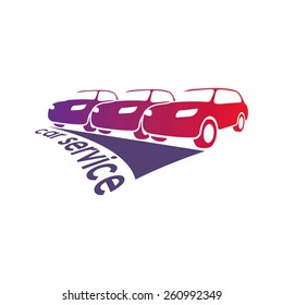 Vector illustration on vehicles