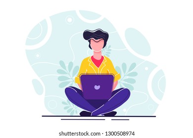 vector illustration on white background. the best estimate of performance, the score of five points. people leave feedback and comments, successful work is the highest score