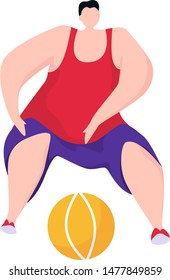 
vector illustration on a white background. sport. basketball. sports game with a ball.