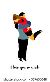 vector illustration on white background couple in love in different situations, love it. on a white background