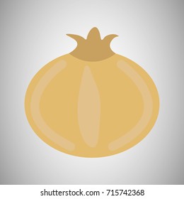 Vector illustration with onion.