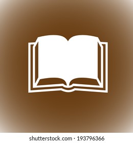  vector illustration Open book - Vector icon