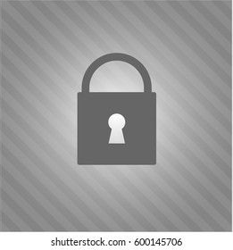 Vector illustration of Open Lock vector symbol
