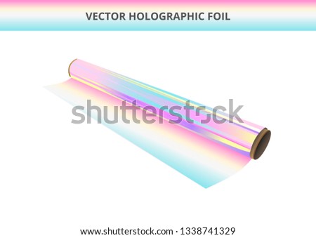 Similar – Image, Stock Photo Rolls of holographic foil