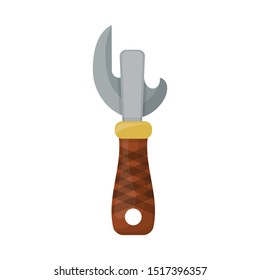 Vector illustration of opener and wine sign. Graphic of opener and bottle stock vector illustration.