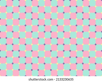 Vektorgrafik Optische Illusion abstrakter Hintergrund, mit psychedelischer Lautstärke, geometrischer Prüfer op art.