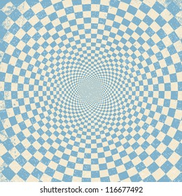 Vector illustration of optical illusion background