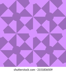 Vector illustration of optical illusion background, purple square abstract background.