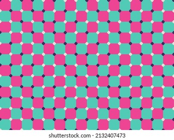 vector illustration Optical illusion checkered vector abstract background, chess board tiles with psychedelicvolume, geometric checker op art.