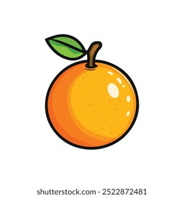 vector of illustration of orange