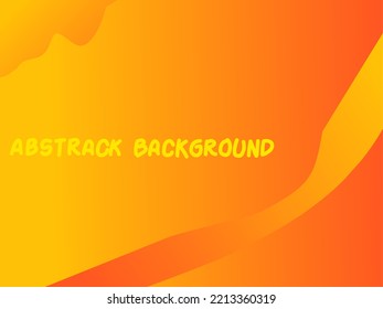 Ilustración vectorial del fondo abstracto naranja. fondo de concepto de diseño vectorial moderno de color premium digital.