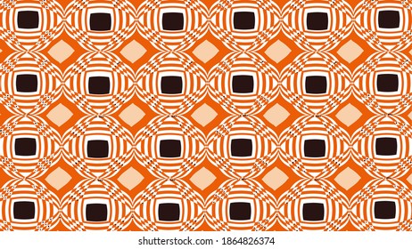 Vector illustration, Orange color, abstract background wallpaper. Triangular icons, abstract, 2d, vector artwork.