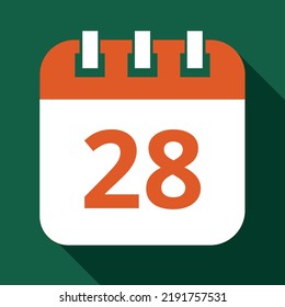 3,986 28 day calendar icon Images, Stock Photos & Vectors | Shutterstock