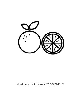 vector illustration orange icon design template