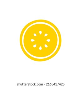 ilustración vectorial de cortes anaranjados. diseño simple fruto vectorial. aislado en un fondo blanco.  Espero que les encanten estas lonchas anaranjadas Ilustración