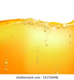 Vector Illustration of Orange Water