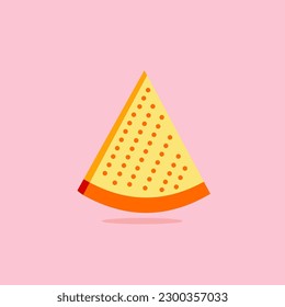 vector illustration of orange watermelon background