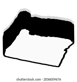 vector illustration of Oregon map