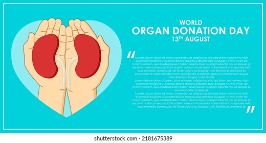 Vector illustration for Organ Donation Day