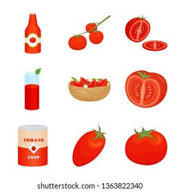 Vector illustration of organic and food symbol. Set of organic and diet vector icon for stock.