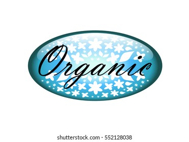 Vector illustration of organic logo for your design.