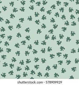 Vector illustration of organic shape abstract pattern