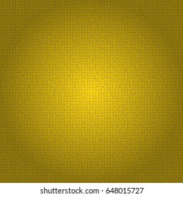 Vector illustration. Oriental ornament seamless pattern in the style of baroque on a yellow background. Traditional classic pattern in gold and yellow colors.